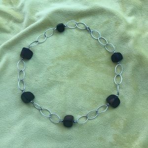 Silpada silver and wood necklace